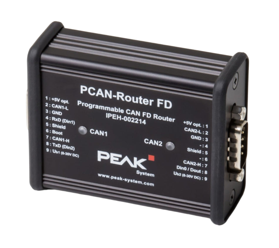 PCAN-Router FD w/ D-Sub IPEH-002214 product corner shot