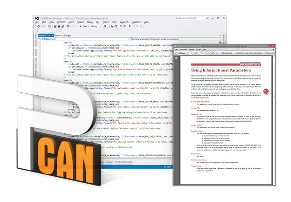 Peak Systems PCAN BASIC API data view