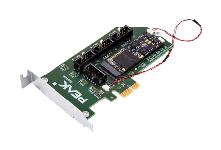 PEAK System Technik IPEH-003023 PCIe M.2 adapter top bare circuit board view