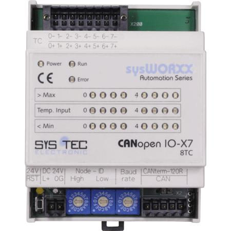 sysWORXX SYS-3001006 CANopen I/O-X7 product front view
