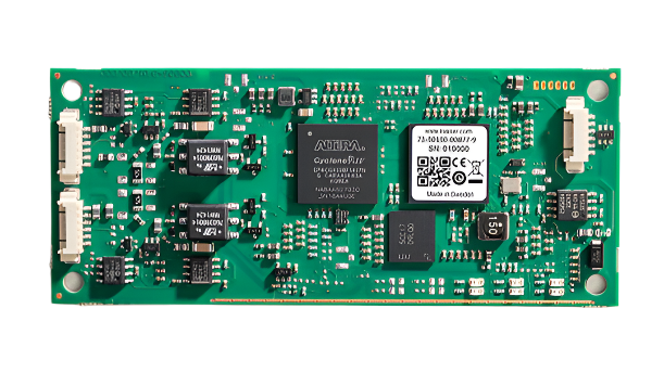 KV-00877-9 bare circuit board version of Kvaser USBcan Pro dual channel CAN interface top view