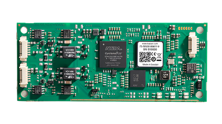 KV-00877-9 bare circuit board version of Kvaser USBcan Pro dual channel CAN interface top view