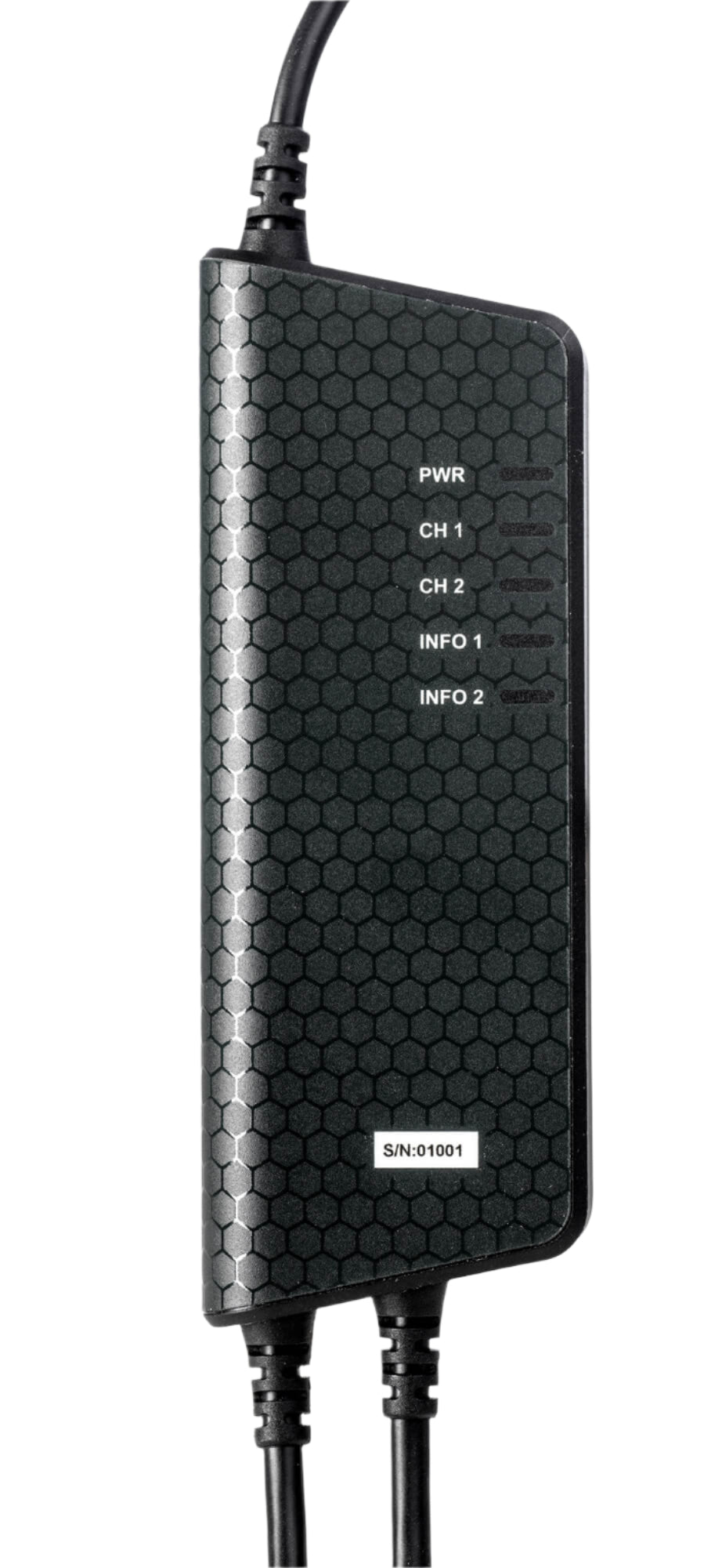 Kvaser KV-00965-3 Hybrid 2xCAN/LIN indicator close up