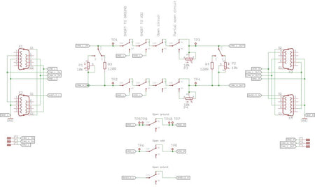 Bus Fault Injection Board diagram 