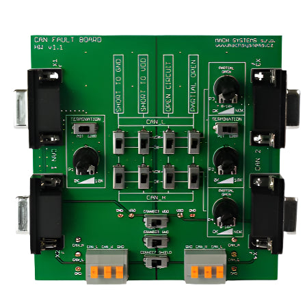 Mach Systems MA-BUS-FAULT-INJECTOR Bus Fault Injection bare circuit board front view