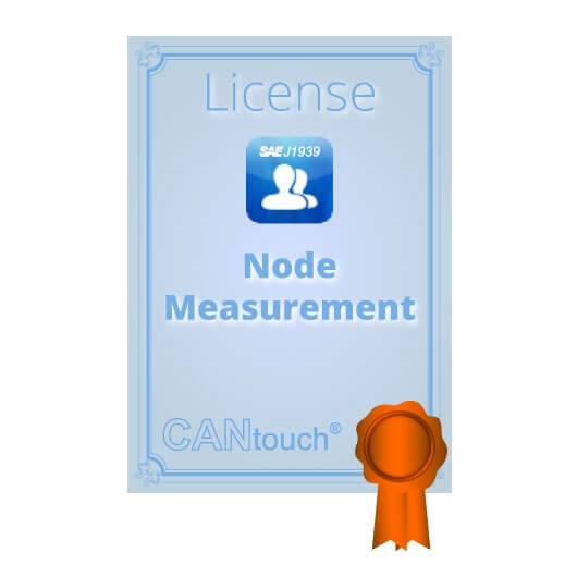CANtouch: License for "Node Measurement" - J1939