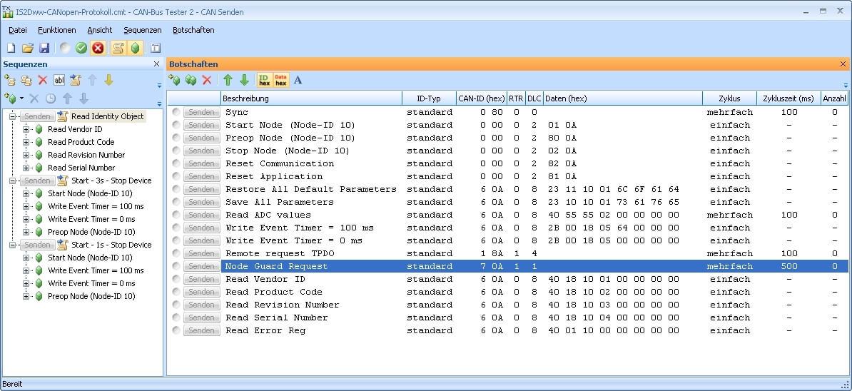 CANvision Protocol Monitor