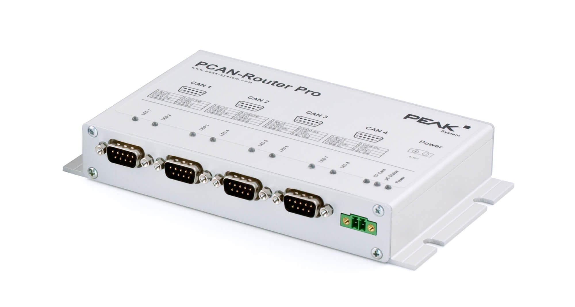PCAN-Router Pro IPEH-002212 product side top and bottom view 2
