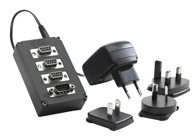 Kvaser KV-00776-5 T-Cannector V2 product view with accessories and electric plug assortment