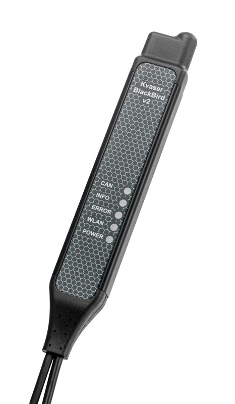 Kvaser KV-00671-3 close up of wireless indicator to high-speed CAN Bus view