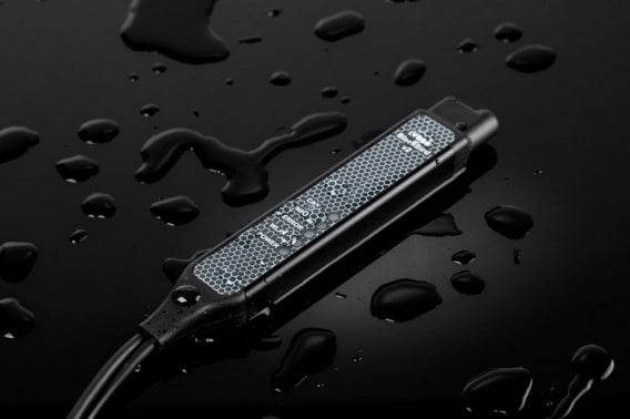 Kvaser KV-00671-3 style shot close up of wireless communication link to high speed CAN Bus 