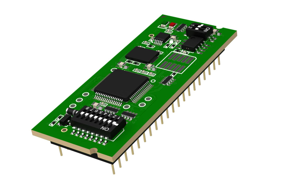 SYSTEC SYS-4003001 computer generated illustration top angle bare circuit board view