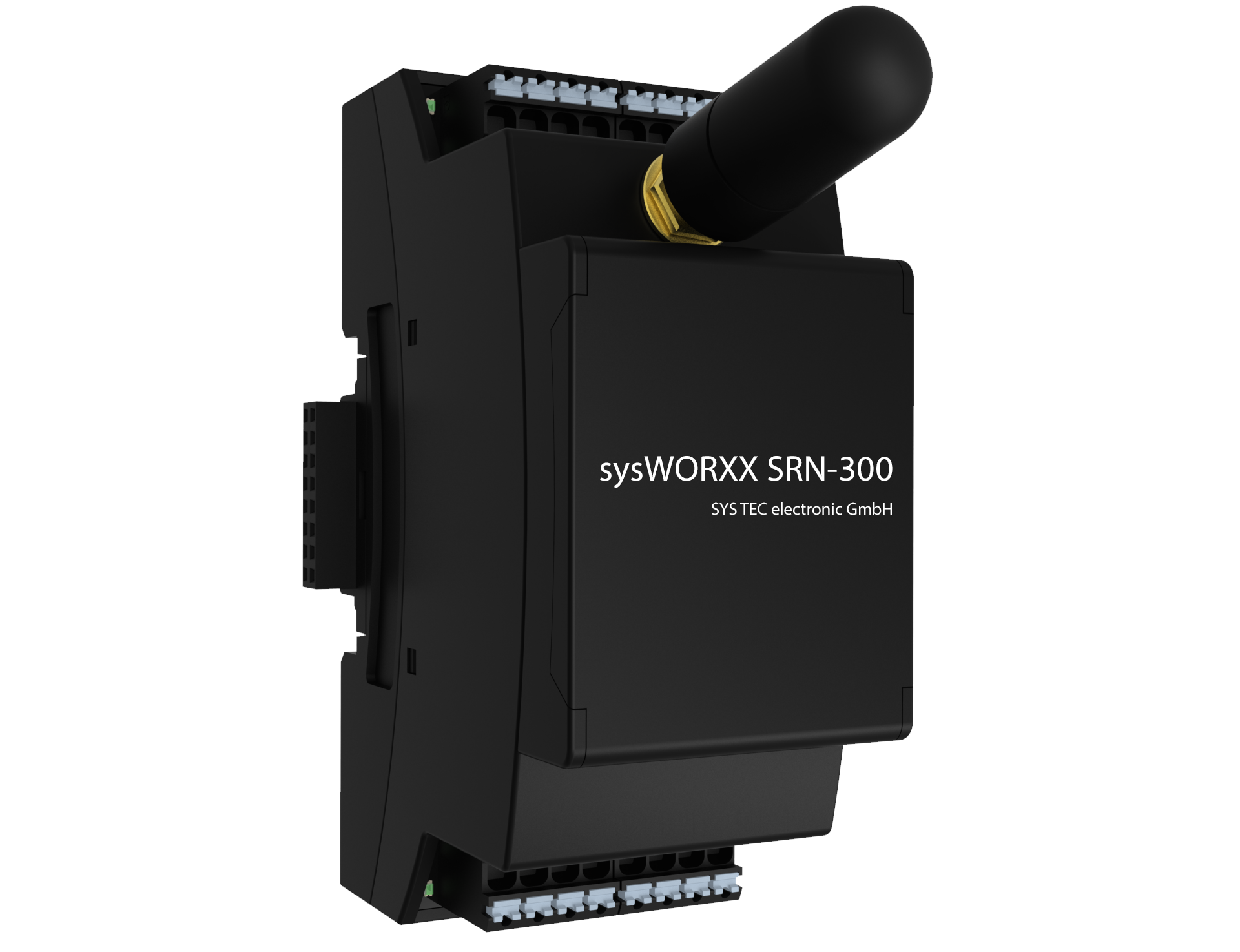 SYS-18051000 sysWORXX SRN-300 front and left side view